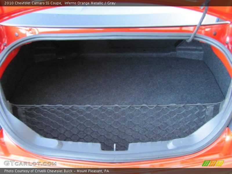 Inferno Orange Metallic / Gray 2010 Chevrolet Camaro SS Coupe