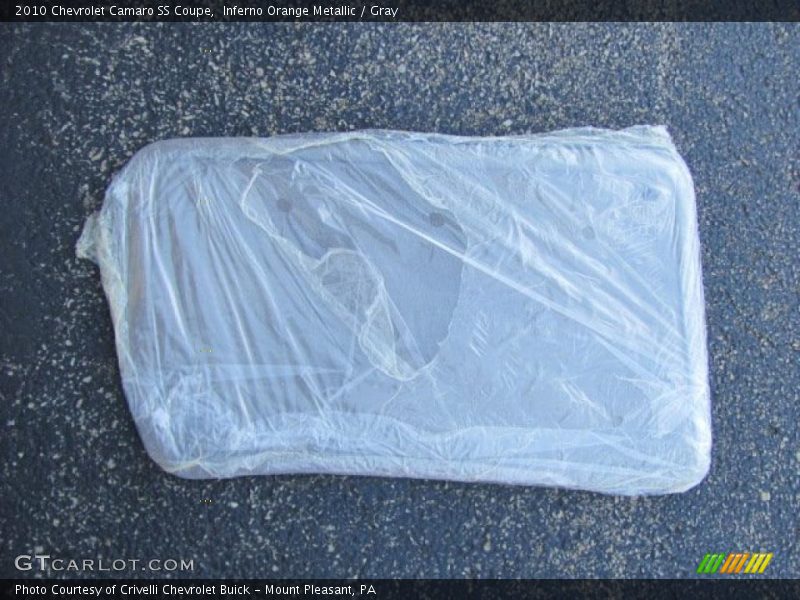 Inferno Orange Metallic / Gray 2010 Chevrolet Camaro SS Coupe