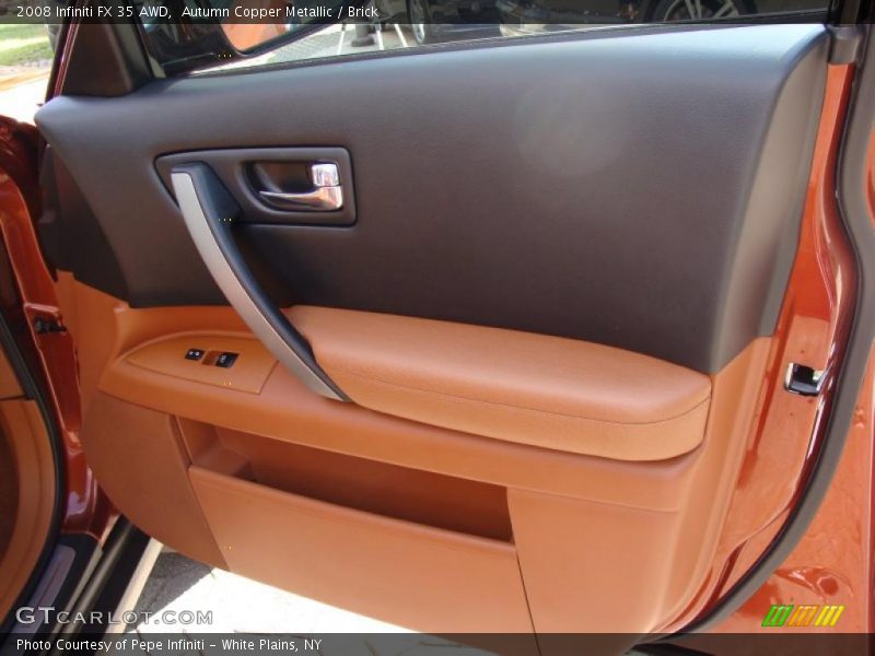 Autumn Copper Metallic / Brick 2008 Infiniti FX 35 AWD
