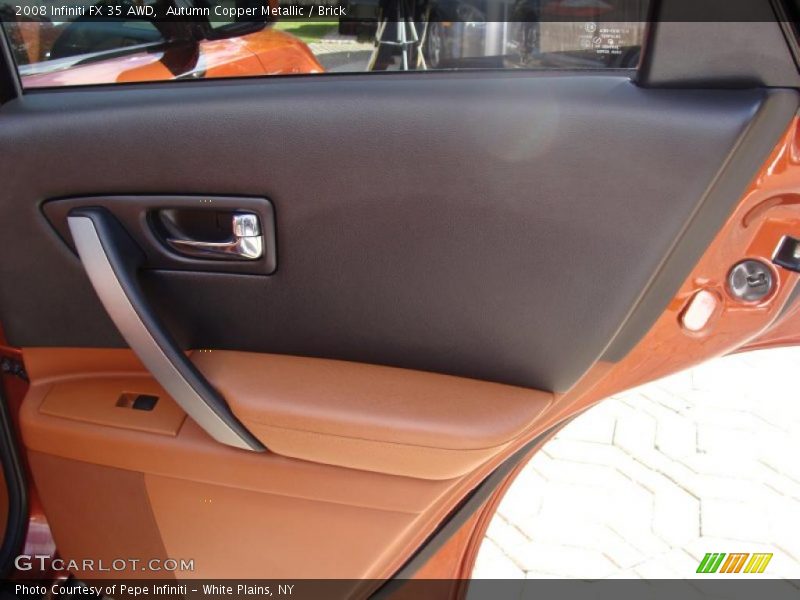 Autumn Copper Metallic / Brick 2008 Infiniti FX 35 AWD