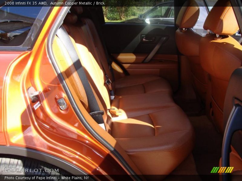  2008 FX 35 AWD Brick Interior