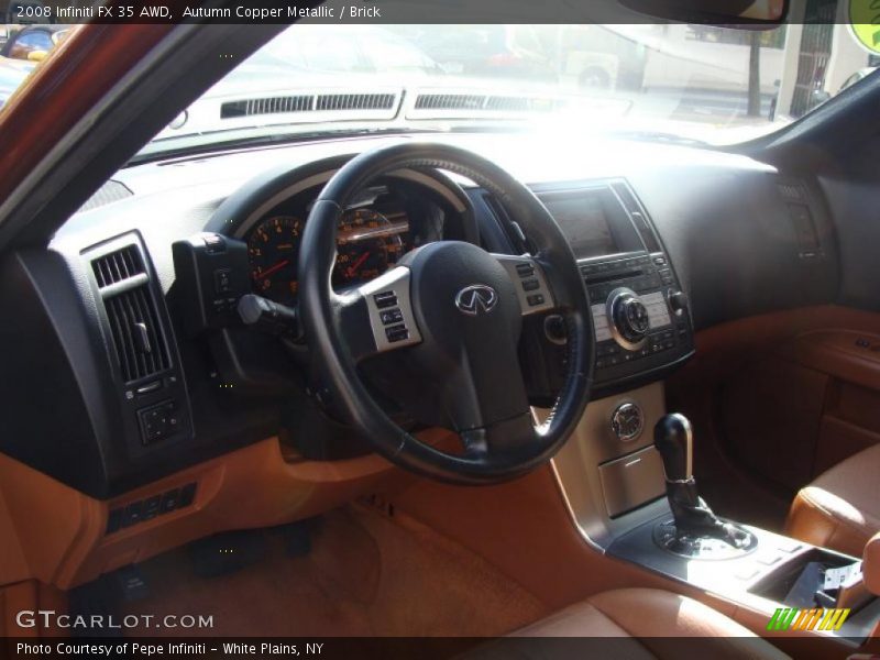 Autumn Copper Metallic / Brick 2008 Infiniti FX 35 AWD