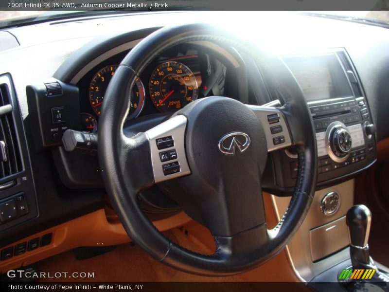 Autumn Copper Metallic / Brick 2008 Infiniti FX 35 AWD