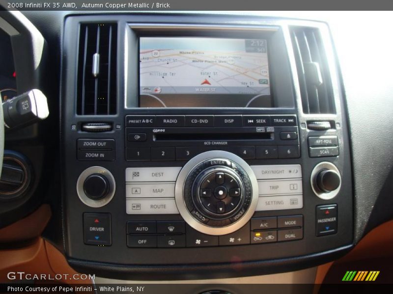 Navigation of 2008 FX 35 AWD