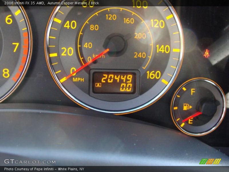 Autumn Copper Metallic / Brick 2008 Infiniti FX 35 AWD