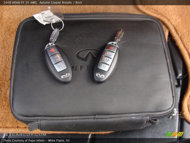 Autumn Copper Metallic / Brick 2008 Infiniti FX 35 AWD