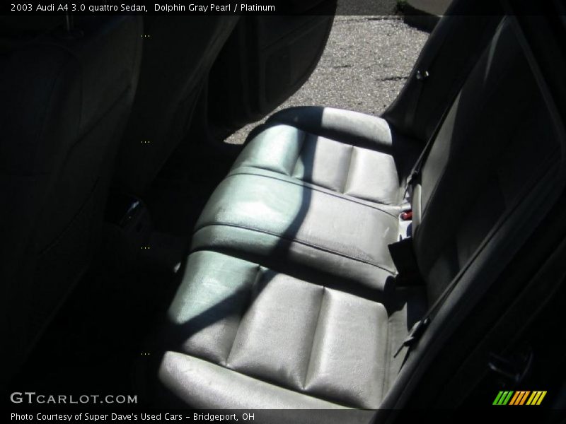 Dolphin Gray Pearl / Platinum 2003 Audi A4 3.0 quattro Sedan