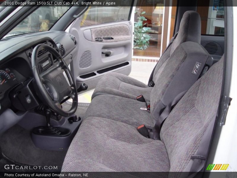  2001 Ram 1500 SLT Club Cab 4x4 Agate Interior