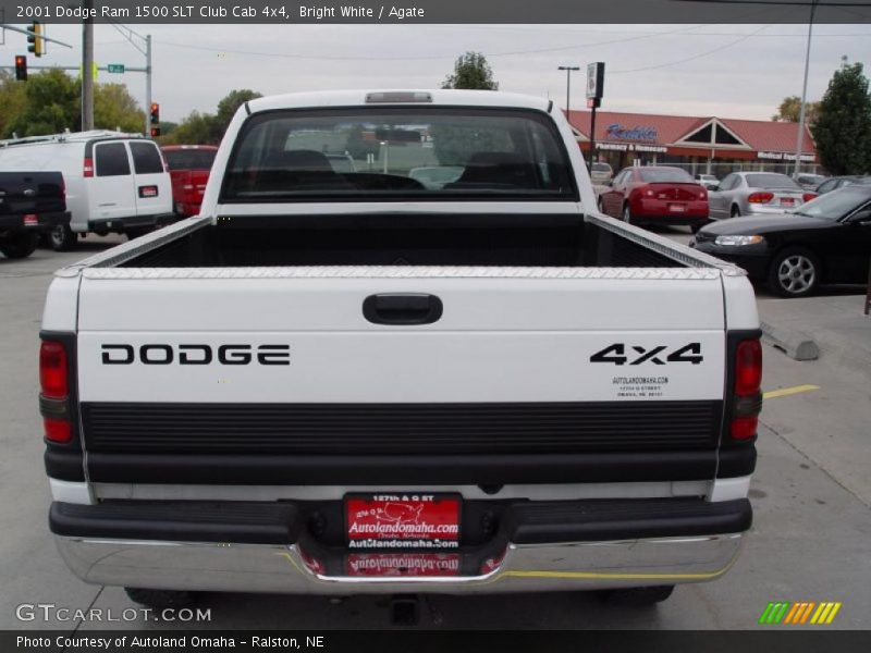 Bright White / Agate 2001 Dodge Ram 1500 SLT Club Cab 4x4