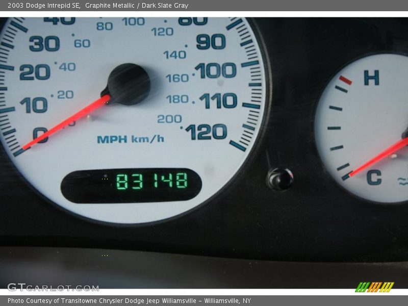 Graphite Metallic / Dark Slate Gray 2003 Dodge Intrepid SE