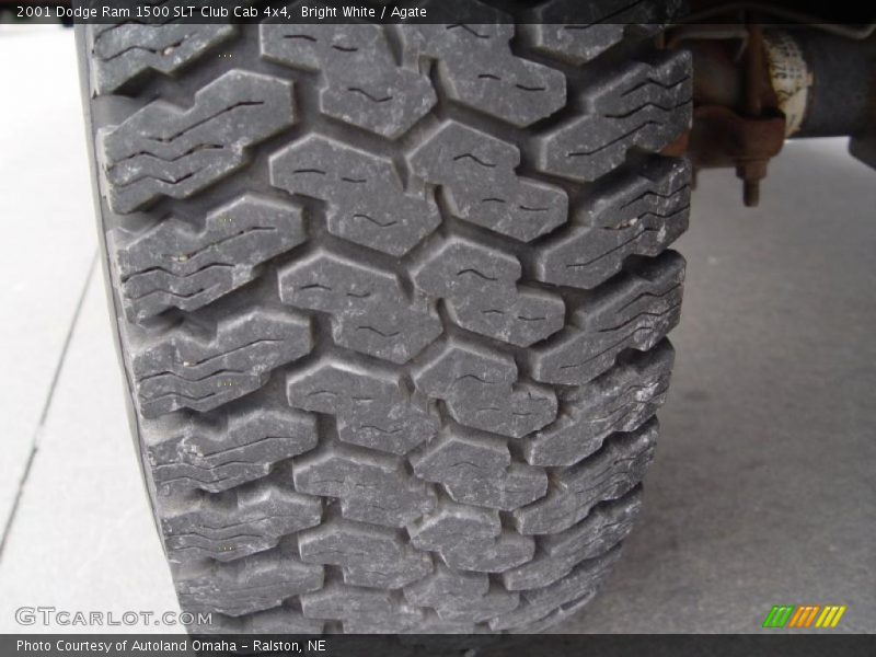 Bright White / Agate 2001 Dodge Ram 1500 SLT Club Cab 4x4