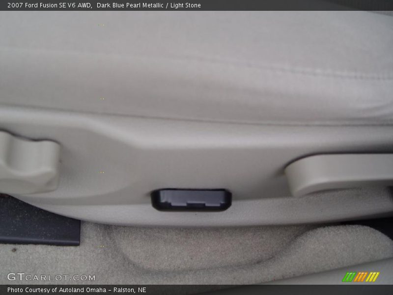 Dark Blue Pearl Metallic / Light Stone 2007 Ford Fusion SE V6 AWD