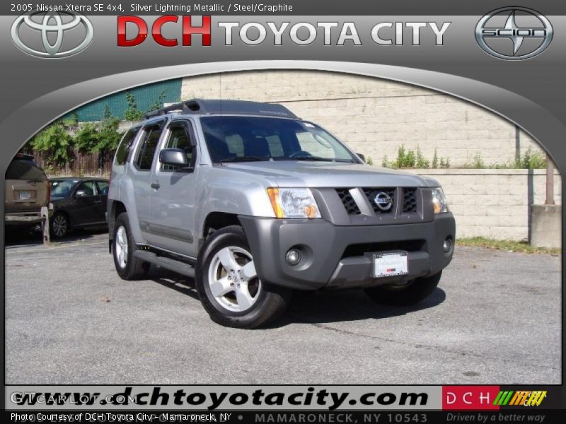 Silver Lightning Metallic / Steel/Graphite 2005 Nissan Xterra SE 4x4