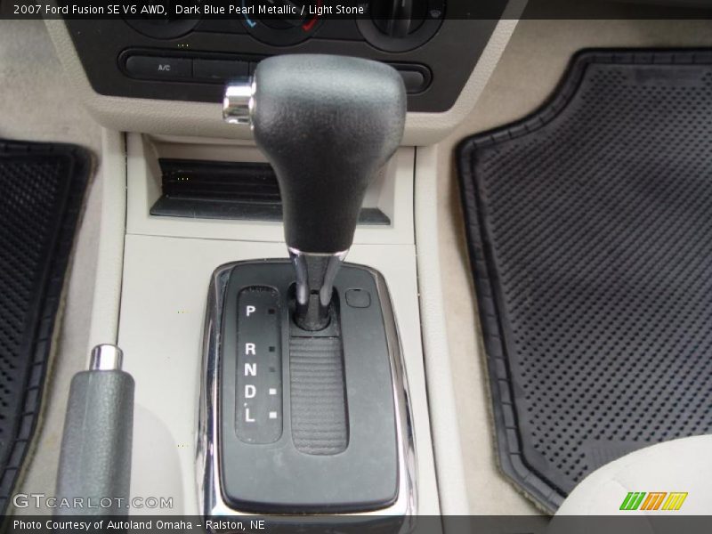 Dark Blue Pearl Metallic / Light Stone 2007 Ford Fusion SE V6 AWD