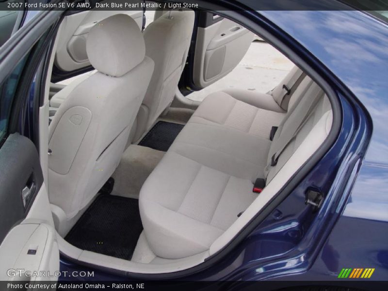Dark Blue Pearl Metallic / Light Stone 2007 Ford Fusion SE V6 AWD