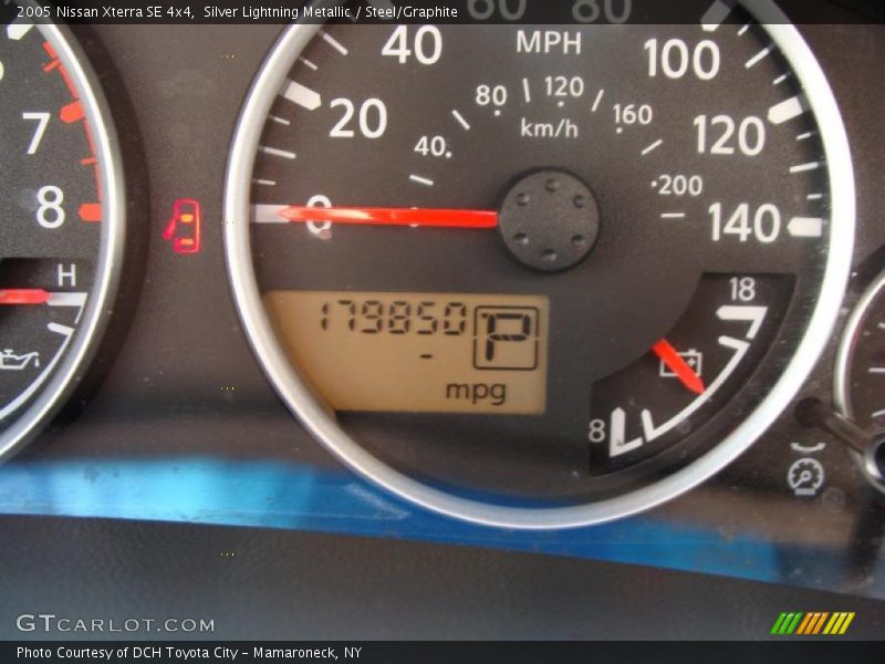 Silver Lightning Metallic / Steel/Graphite 2005 Nissan Xterra SE 4x4