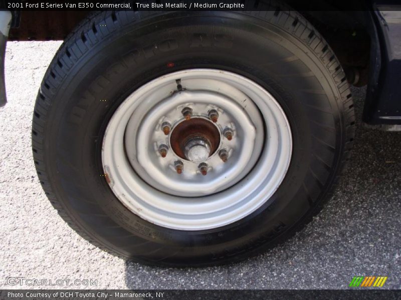 True Blue Metallic / Medium Graphite 2001 Ford E Series Van E350 Commercial