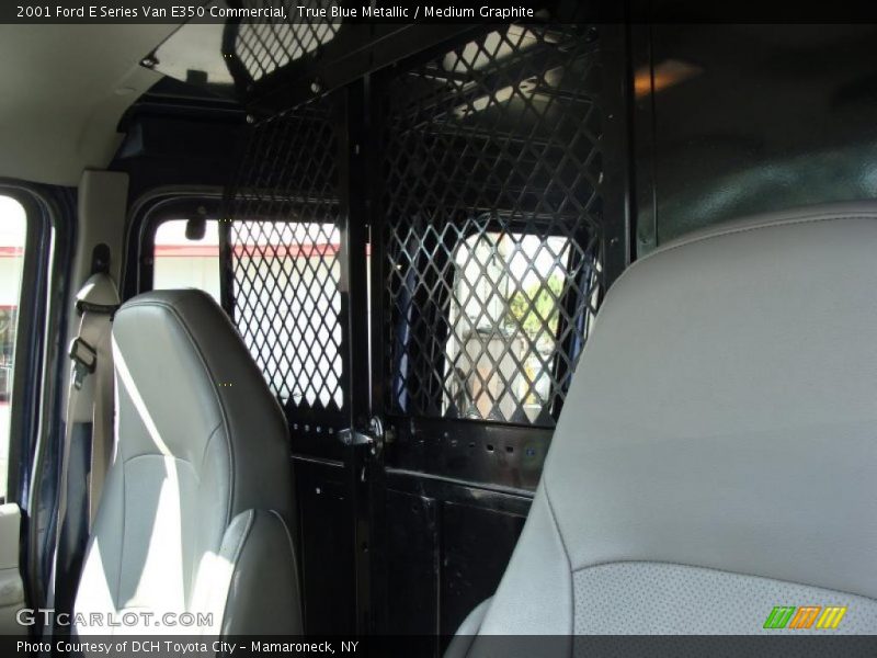 True Blue Metallic / Medium Graphite 2001 Ford E Series Van E350 Commercial