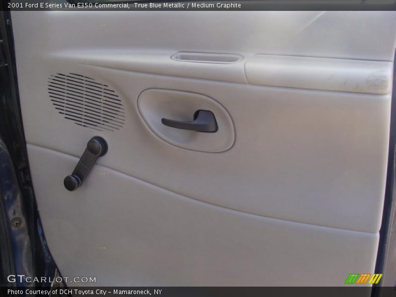 True Blue Metallic / Medium Graphite 2001 Ford E Series Van E350 Commercial