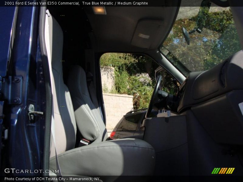 True Blue Metallic / Medium Graphite 2001 Ford E Series Van E350 Commercial