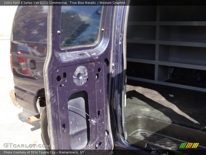 True Blue Metallic / Medium Graphite 2001 Ford E Series Van E350 Commercial