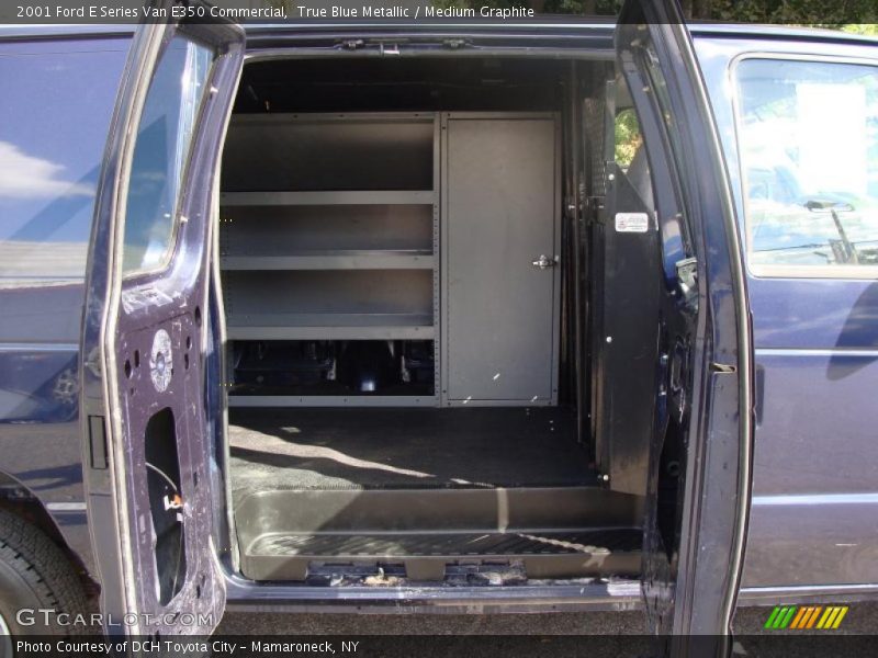True Blue Metallic / Medium Graphite 2001 Ford E Series Van E350 Commercial