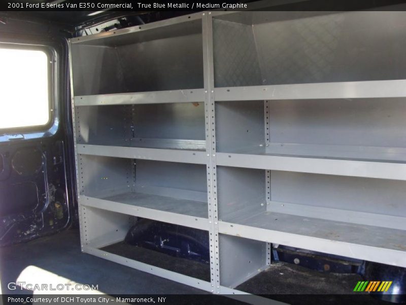True Blue Metallic / Medium Graphite 2001 Ford E Series Van E350 Commercial