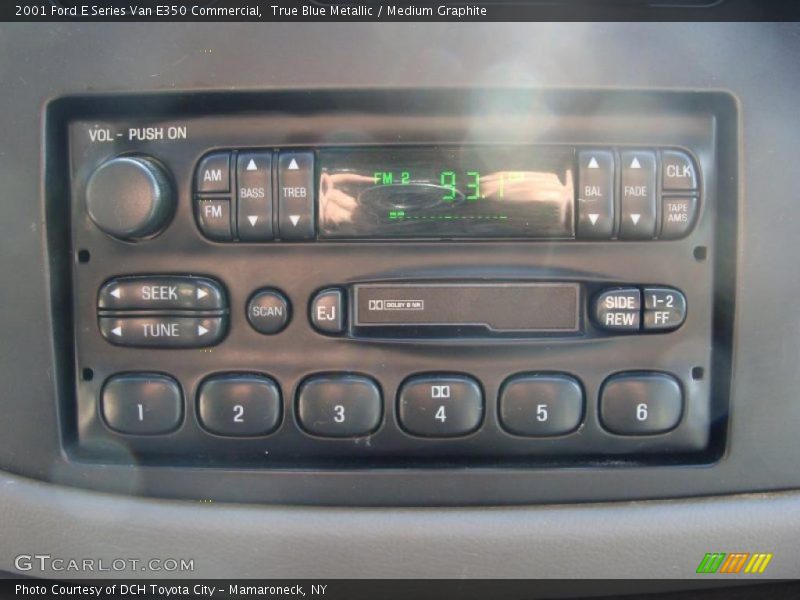 True Blue Metallic / Medium Graphite 2001 Ford E Series Van E350 Commercial