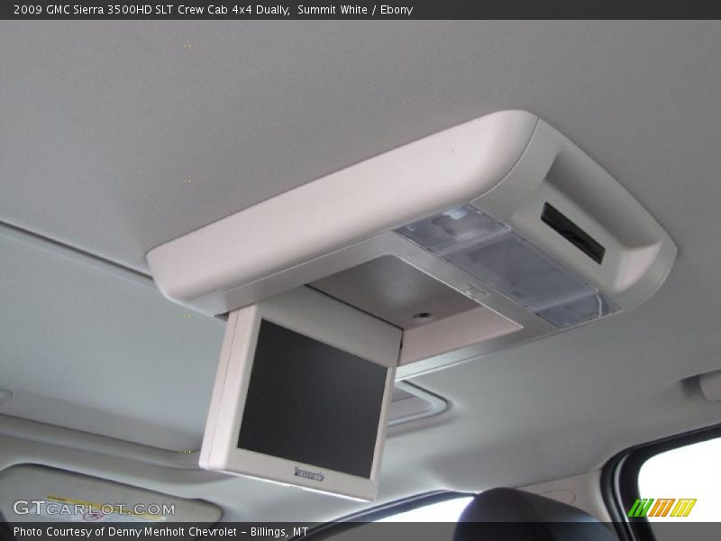 Summit White / Ebony 2009 GMC Sierra 3500HD SLT Crew Cab 4x4 Dually