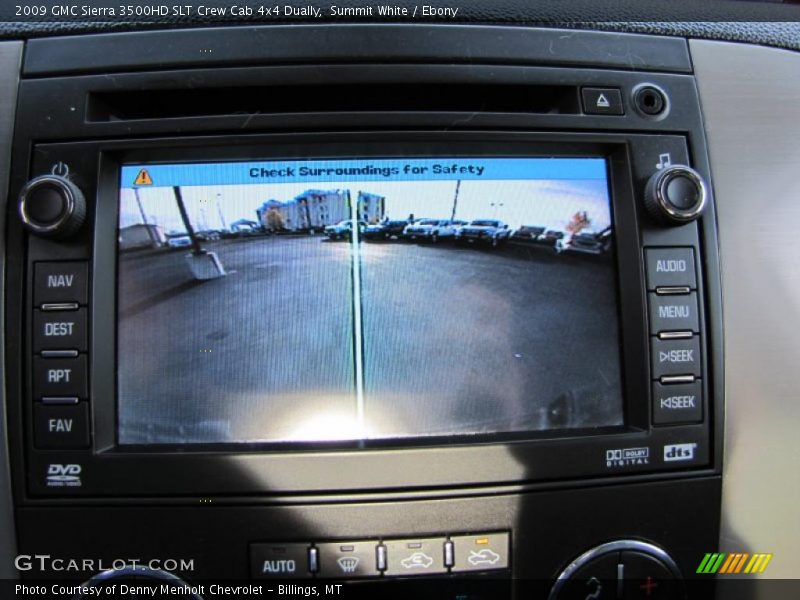Summit White / Ebony 2009 GMC Sierra 3500HD SLT Crew Cab 4x4 Dually