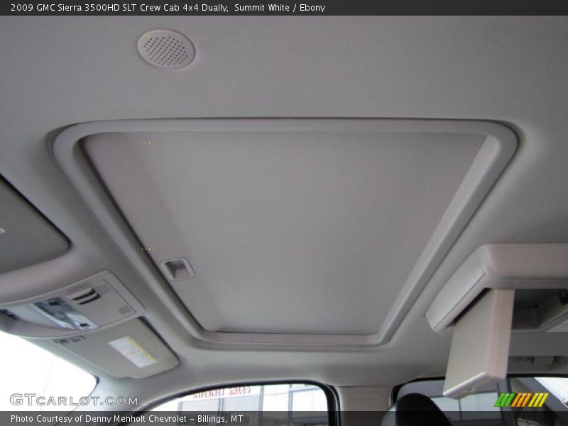 Sunroof of 2009 Sierra 3500HD SLT Crew Cab 4x4 Dually