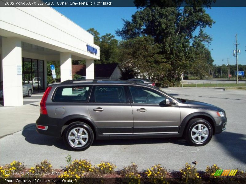 Oyster Grey Metallic / Off Black 2009 Volvo XC70 3.2 AWD