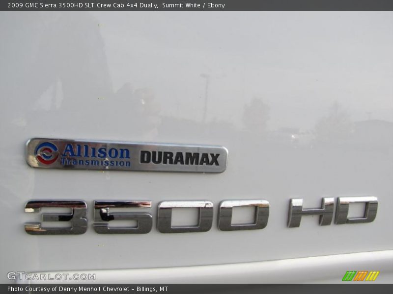  2009 Sierra 3500HD SLT Crew Cab 4x4 Dually Logo