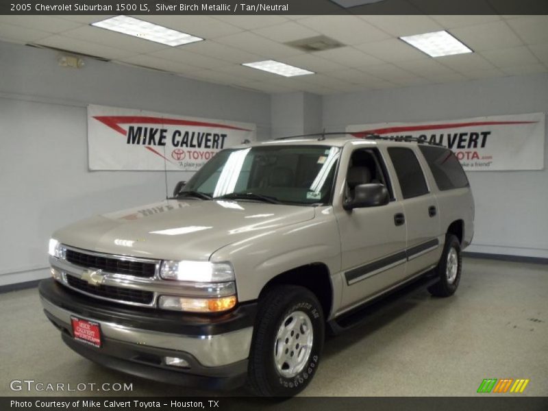 Silver Birch Metallic / Tan/Neutral 2005 Chevrolet Suburban 1500 LS