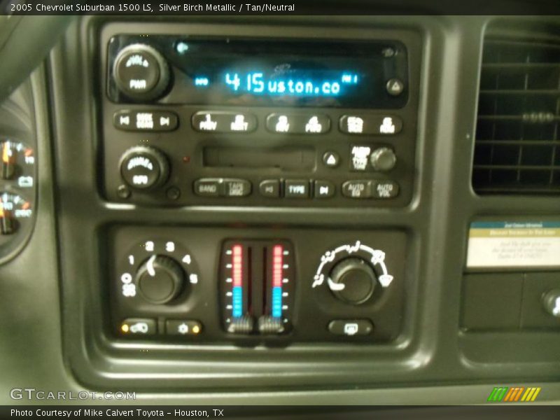 Silver Birch Metallic / Tan/Neutral 2005 Chevrolet Suburban 1500 LS