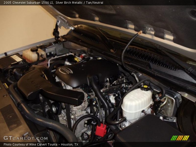 Silver Birch Metallic / Tan/Neutral 2005 Chevrolet Suburban 1500 LS