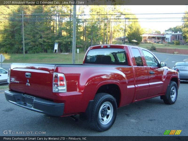 Lava Red / Slate 2007 Mitsubishi Raider LS Extended Cab