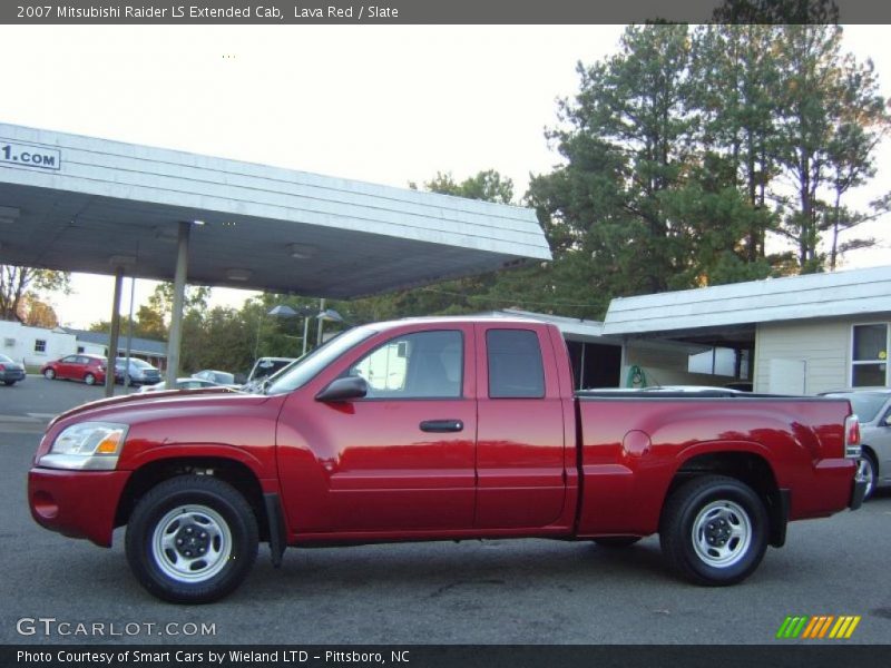 Lava Red / Slate 2007 Mitsubishi Raider LS Extended Cab