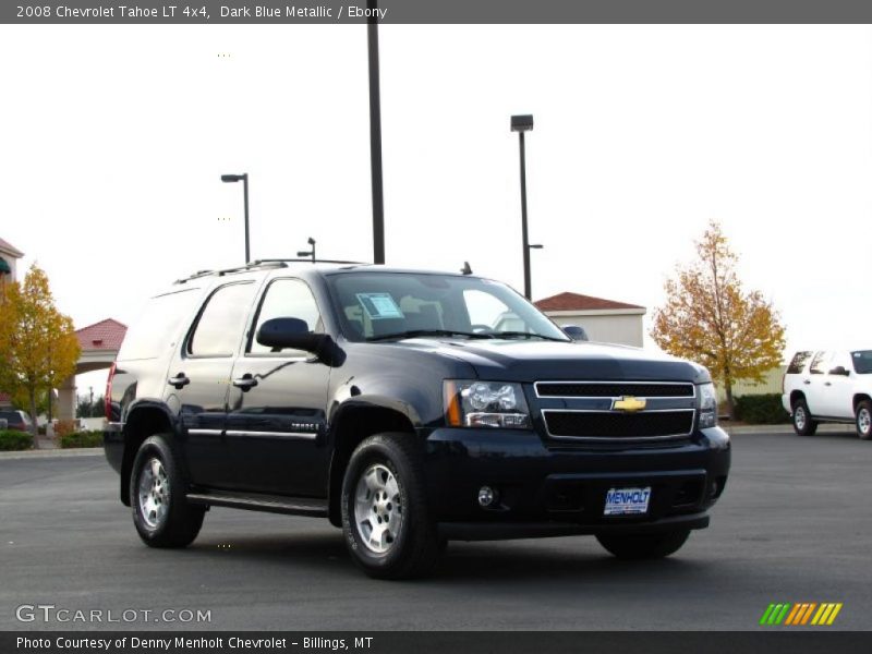 Dark Blue Metallic / Ebony 2008 Chevrolet Tahoe LT 4x4
