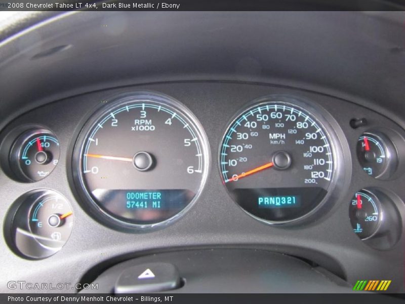 Dark Blue Metallic / Ebony 2008 Chevrolet Tahoe LT 4x4