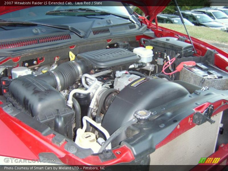Lava Red / Slate 2007 Mitsubishi Raider LS Extended Cab