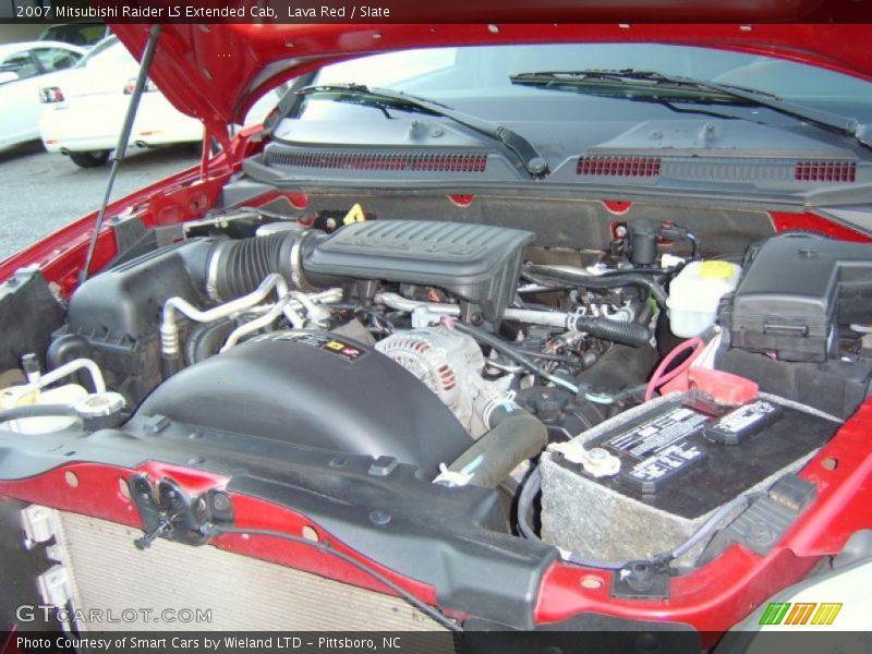 Lava Red / Slate 2007 Mitsubishi Raider LS Extended Cab