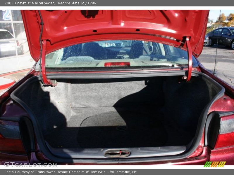 Redfire Metallic / Gray 2003 Chevrolet Malibu Sedan