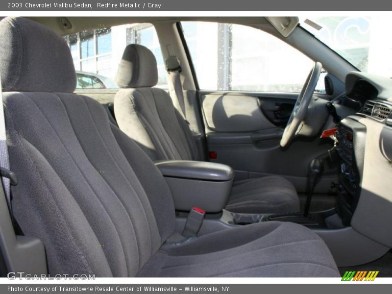 Redfire Metallic / Gray 2003 Chevrolet Malibu Sedan