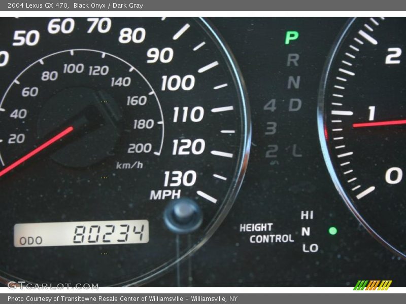 Black Onyx / Dark Gray 2004 Lexus GX 470