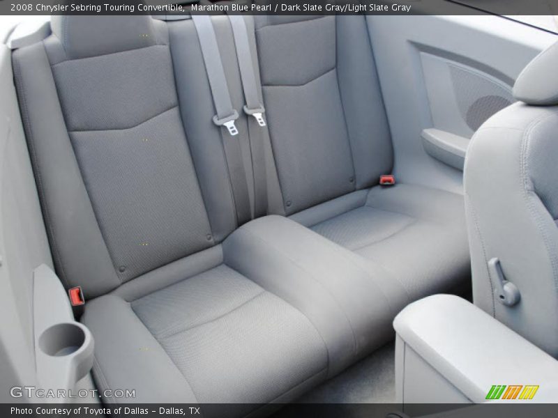 Marathon Blue Pearl / Dark Slate Gray/Light Slate Gray 2008 Chrysler Sebring Touring Convertible