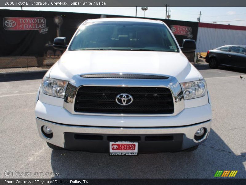 Super White / Beige 2008 Toyota Tundra SR5 CrewMax
