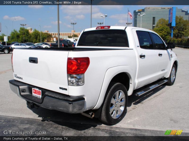 Super White / Beige 2008 Toyota Tundra SR5 CrewMax