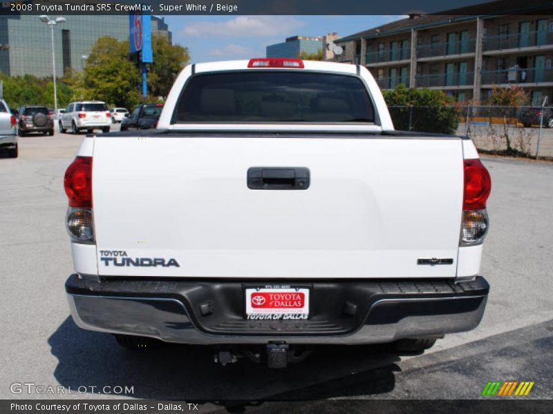 Super White / Beige 2008 Toyota Tundra SR5 CrewMax