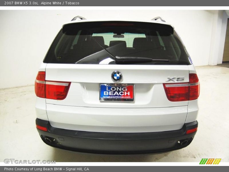 Alpine White / Tobacco 2007 BMW X5 3.0si